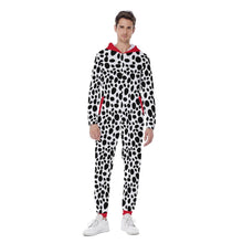 Spotted Snuggles Hooded Adult Baby Pajamas