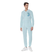 Lil Seahorse Stripes Adult Sissy Hooded Pajamas
