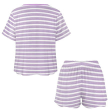 Purple Dino Dreams Adult Sissy 2pc Pajama Set