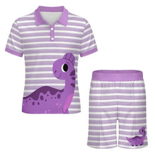 Dino Dreams 2 pc Adult Little Boy Shirt & Shorties Set