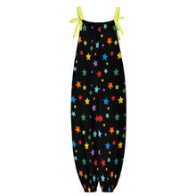 Bright Neon Stars Adult Little Kid Jumpsuit