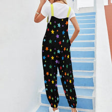 Bright Neon Stars Adult Little Kid Jumpsuit