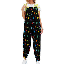 Bright Neon Stars Adult Little Kid Jumpsuit