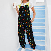 Bright Neon Stars Adult Little Kid Jumpsuit