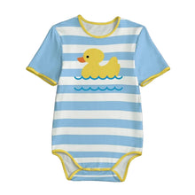 Blue Rubber Duckie Adult Unisex Baby Onesie with Snap Crotch