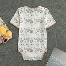 Cute Safari Adult Baby Onesie Snap in the Crotch