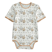 Cute Safari Adult Baby Onesie Snap in the Crotch