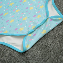 Mint Dreamy Stars Adult Baby Unisex Snap in the Crotch Onesie