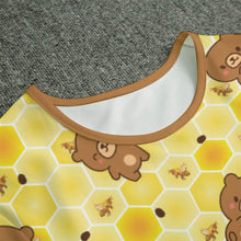 Honey Paw Teddy Bear Adult Unisex Baby Onesie Snap Crotch