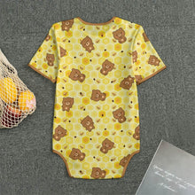 Honey Paw Teddy Bear Adult Unisex Baby Onesie Snap Crotch