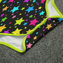Neon Stars Adult Baby Sissy Onesie