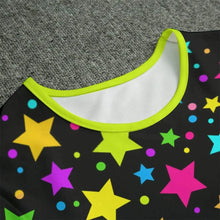 Neon Stars Adult Baby Sissy Onesie