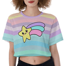 Pastel Kawaii Sissy Dreambow Crop Top