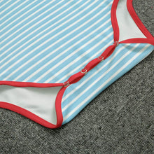 Striped Firetruck Adult Baby Diaper Lover Onesie