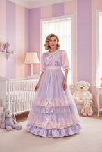 Vivienne Custom Fit Lavender & Pink Adult Sissy Lolita Ruffles Gown by Leanne's