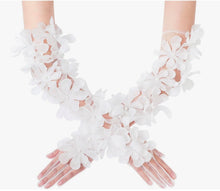 Women's Sheer Flower Gloves for Adult Little Girl Sissy Dress-up