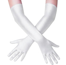Women's Pink Satin Opera Gloves for Adult Little Girl Sissy Dress-up