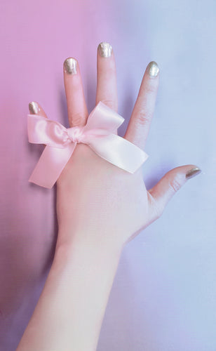 Cute Pink Bow Ring for Adult Sissy Dress up