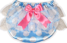 Custom Fit Lacy Butt Satin Adult Sissy Baby Rhumba Panties Diaper Cover by Leanne's