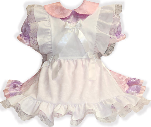 Ready to Wear *One Size* Adult Sissy Little Girl Pinafore Apron by Leanne's
