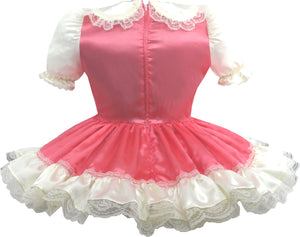 Camilla Custom Fit Satin Organza Adult Little Girl Sissy Dress by Leanne's