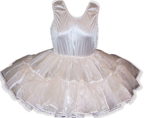 Custom Fit Full Slip Crinoline Petticoat for Adult Little Girl Baby Sissy Dress up