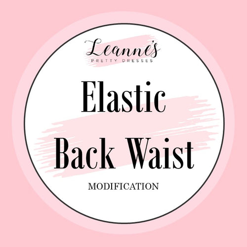 Add Elastic to the Back Waistline