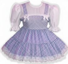 Macy Custom Fit Gingham Adult Little Girl Baby Sissy Dress by Leanne's