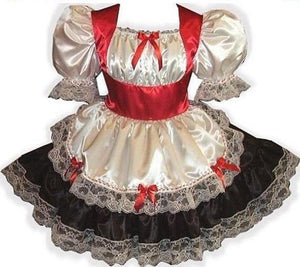 Custom Fit Holiday Swiss Maid Adult Baby Sissy Dress by Leanne's
