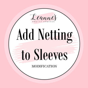 Add Netting Stiffener to Sleeves